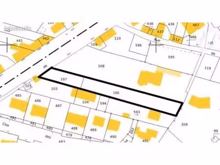 terrain 1260 m² le locheur