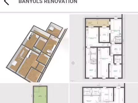 maison de maître divisé en 3 appartements