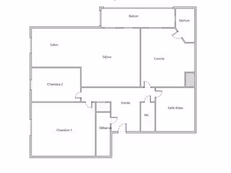 appartement 4 pièces 72 m²