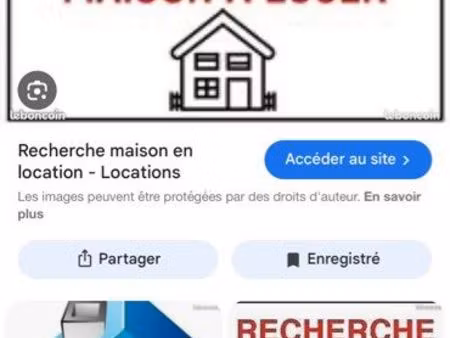 je recherche une location de maison