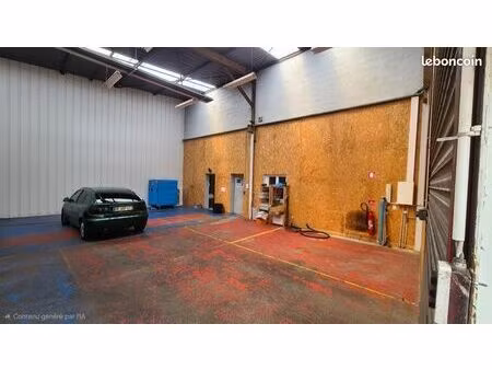 local d’activité 160 m² avec bureaux – petit-couronne – 990 ht/mois