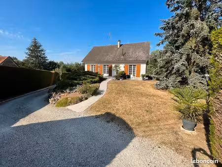 pavillon sur sous-sol avec grand terrain