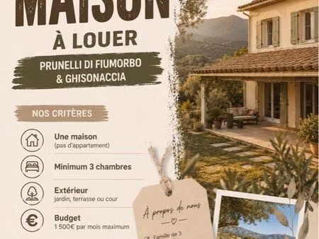recherche location maison
