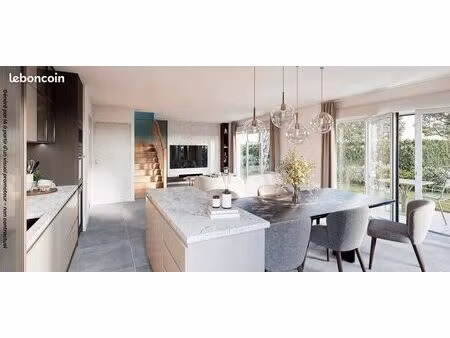 maison - 4 pièces - wasquehal au bord du canal de roubaix et à 17 minutes de lille