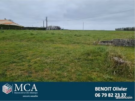 terrain 520 m² nieul les saintes