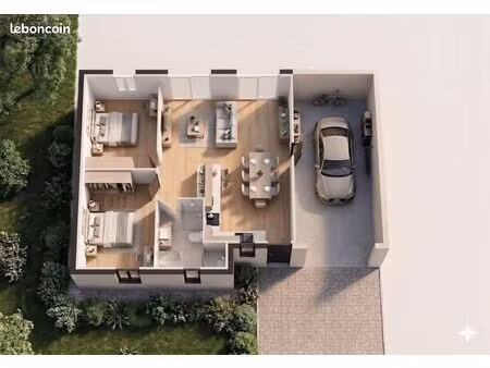 maison 35 m² ponts