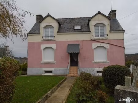 maison entièrement rénovée à ploërdut (80 m²) avec jardin arboré de 590 m²