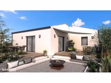 projet de construction d'une maison 3 chambres de 80.68 m² sur un terrain à bâtir de 479 m
