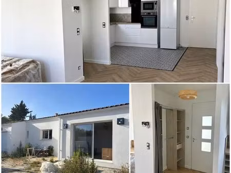 maison neuve meublée plein-pied climatisée avec recharge pour voiture électrique - située 