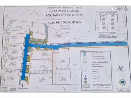 terrains viabilises 16100 saint laurent de cognac