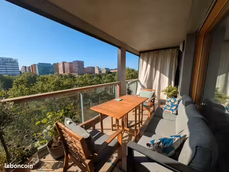 location meublée - t3 avec terrasse vue sur seine