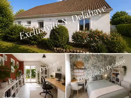 maison et entreprise de plain pied : 5 chambres ou bureau pro  studio à louer et maison 3 