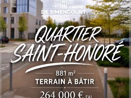 terrain 881 m² amiens