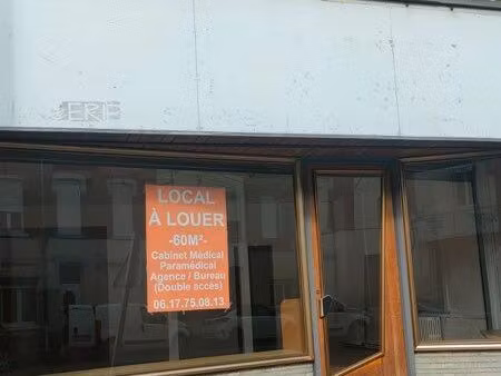 location local commercial 60 m2 (proche frontière belge)