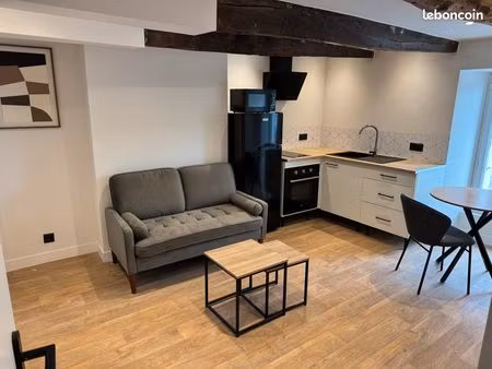 location t2 meublé - 28m² - merdrignac
