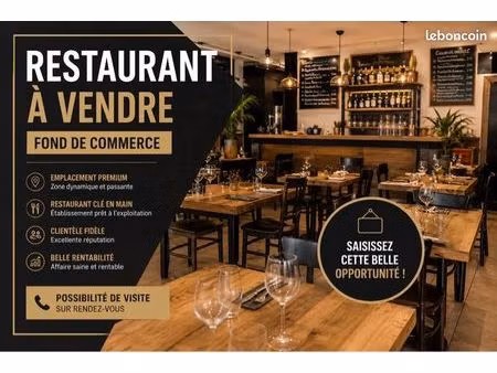 restaurant à vendre