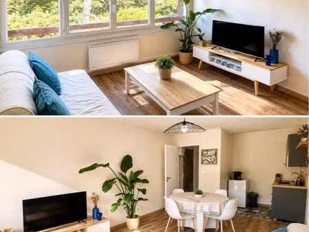 t2 meublé 34 m² | villers-sur-mer | parking privé | résidence avec ascenseur
