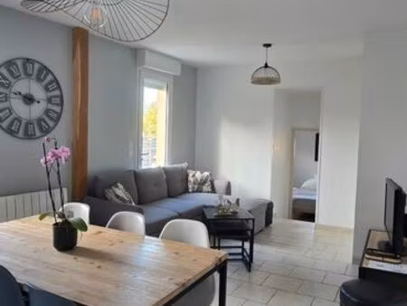 maison meublée à louer à l'année – 80 m² avec jardin à ouistreham