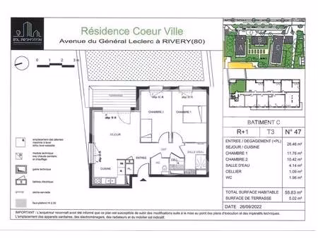 appartement type 3