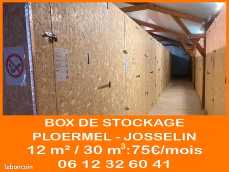 location box de stockage - garde meubles - ploermel - josselin