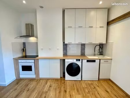 maison rénovée meublée avec jardin