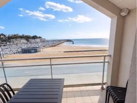 appartement meublé vue mer à binic – balcon & parking privé