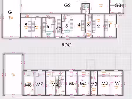 appartement 2 pièces en mezzanine de 50 m² dans un ensemble immobilier seniors 120 000 eur