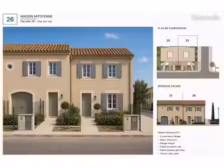 maison 3 pièces 70 m²