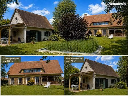 ? maison familiale + gîte indépendant – 230 m² – terrain arboré de 1 800 m²