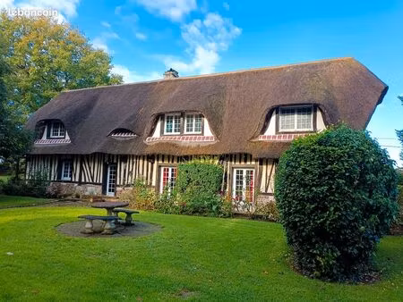 très belle chaumière normande authentique 4 kms a13 20 minutes rouen