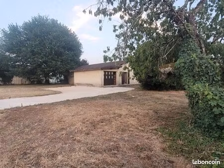 maison de plein pied avec jardin arboré