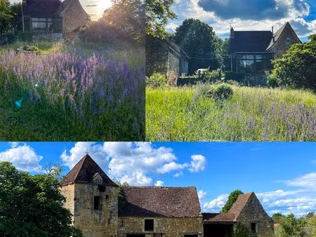 maison en pierre rénovée proche sarlat - charme & fort potentiel