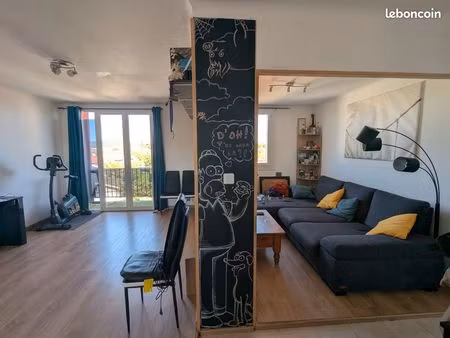 t3 lumineux de 65 m² entièrement rénové – balcon  parking  cave – portet-sur-garonne