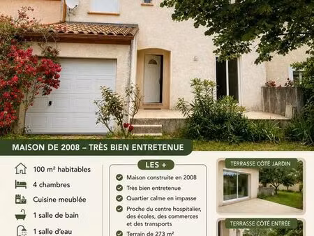maison à louer alès 100m2