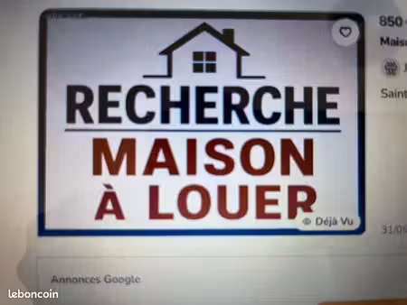 recherche maison a louer a l année