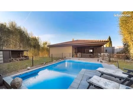 maison plain-pied 100 m² – piscine – 3 chambres – garage 25 m² – verfeil