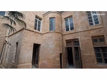 bordeaux – pey berland/hôtel de ville – plateau 60 m2 à rénover avec jardin privatif de 80