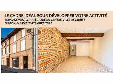 local / bureau 40m2 emplacement stratégique en centre ville de muret