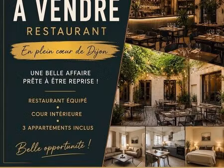 fond de commerce bar restaurant et 3 logements