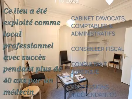 local commercial rdc 47m² à rafraîchir – idéal prof. libérale / médical – dijon