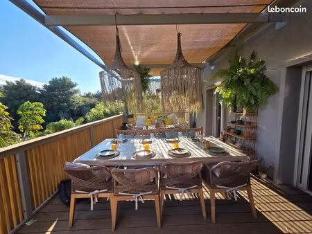 appartement t4 de luxe meublé avec grande terrasse