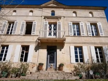 maison de maître bord d estuaire gironde