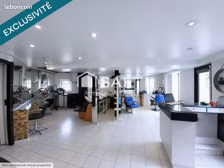 local commercial  salon de coiffure 46 m² moisselles