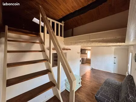 appartement t2 34m2 + mezzanine entièrement rénové