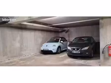 place de parking sous terrain louée