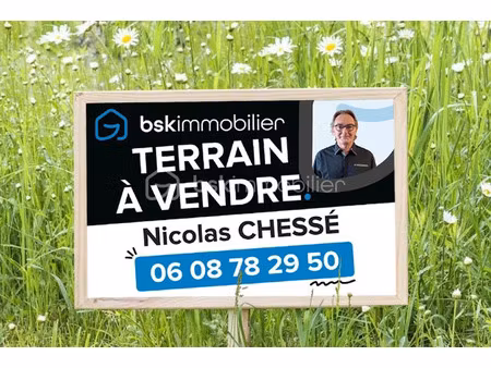 vente terrain 833 m² à château-la-vallière (37330)  53 000 €