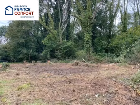 vente terrain 1575 m² à hennezis (27700)  58 000 €