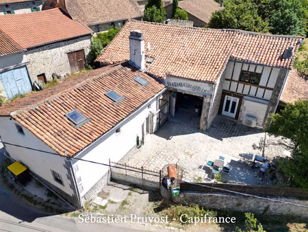 dordogne (24) maison en pierre rénovée à vendre 7 pièces saint estephe (24)  gîte  garage 