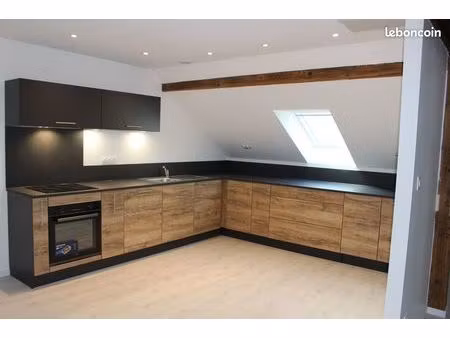 loue grand appartement 2 pièces  entièrement rénové à neuf 67 m2 habitable 82 m2 au sol