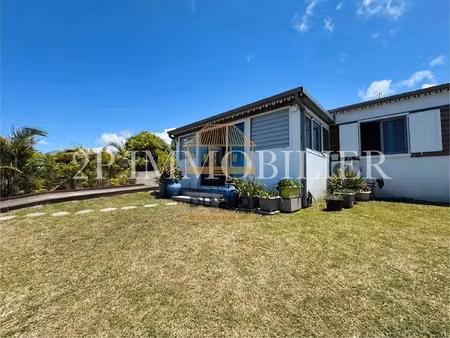 petite-île – maison f4 plain-pied avec vue mer panoramique – terrain 600 m2 piscinable